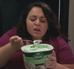 Eating Ice Cream By The Pint